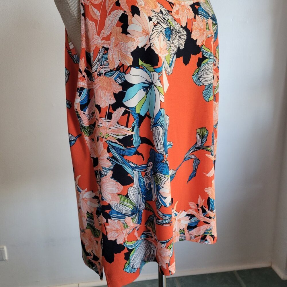 NWT Chico’s Floral Tank Top (Chico Size: 2) - Picture 2 of 16